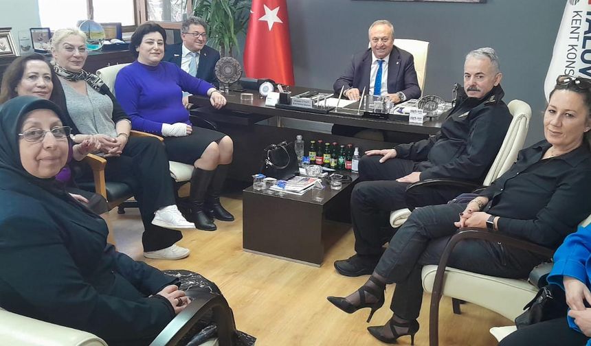 Yalova İl Emniyet Müdürü Ümit Bitirik’ten Kent Konseyi’ne Ziyaret