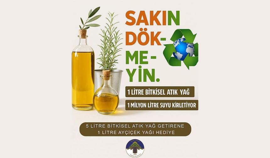 Termal Belediyesi’nden Atık Yağ Toplama Kampanyası