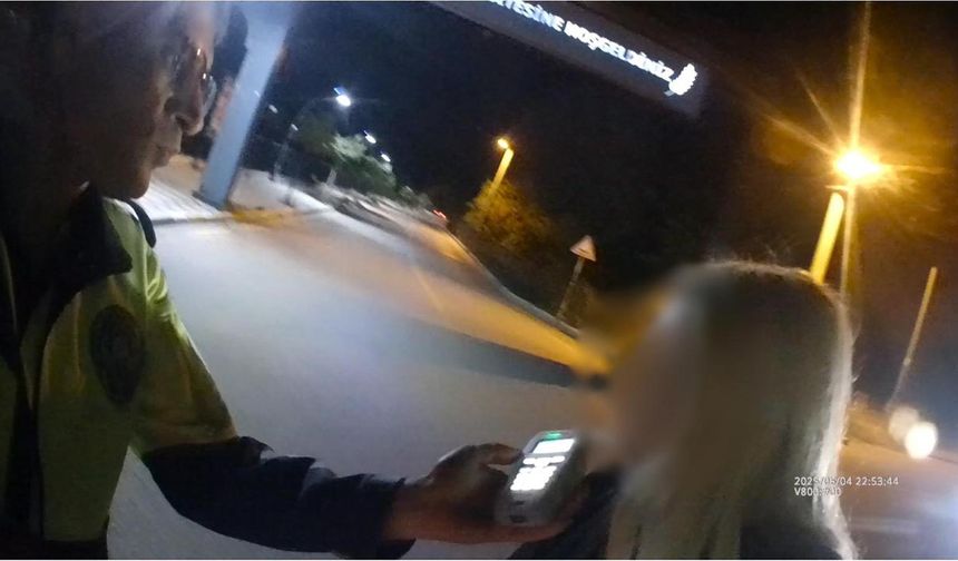 Direksiyon Başında Uyurken Yakalanan Alkollü Sürücüye Ceza Yağdı