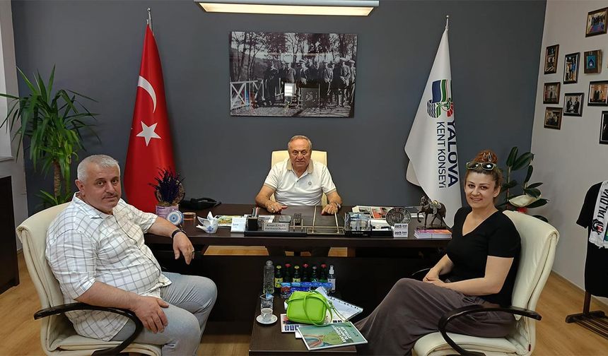 Stonelab Beton Saksı Kurucusu Şebnem Koçgündüz’den Kent Konseyi’ne Ziyaret