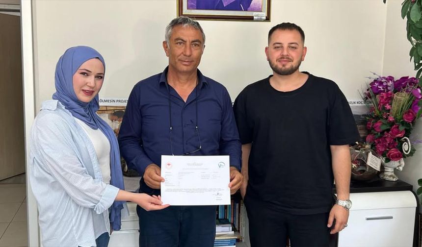 Hastalıktan Ari İşletmeye Belge Takdimi