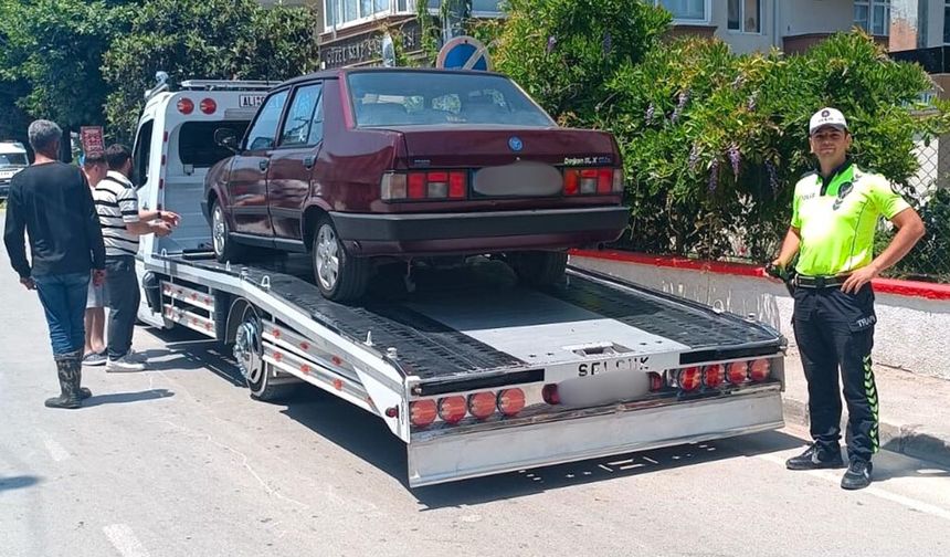 Yalova'da Drift Yapan Sürücüye 46 Bin Lira Ceza!