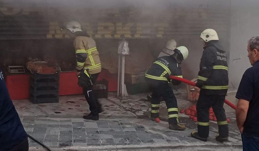 Yalova’da Market Küle Döndü