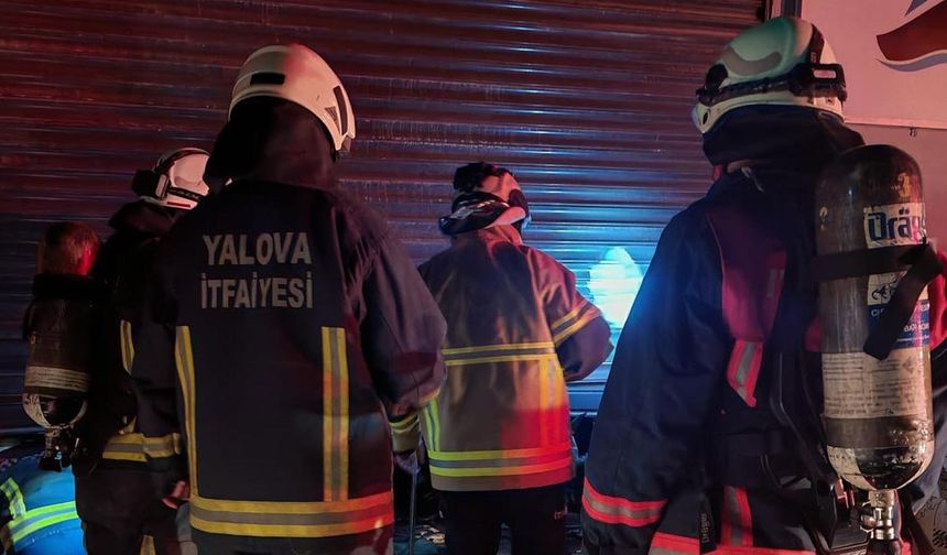 Tekne İmalathanesinde Korkutan Yangın