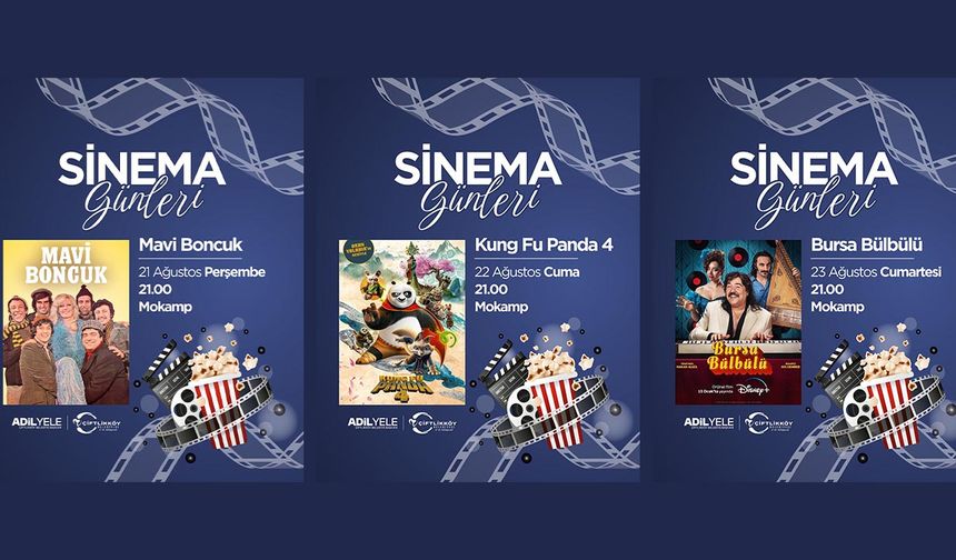 Çiftlikköy Sinema Keyfi İle Renklenecek