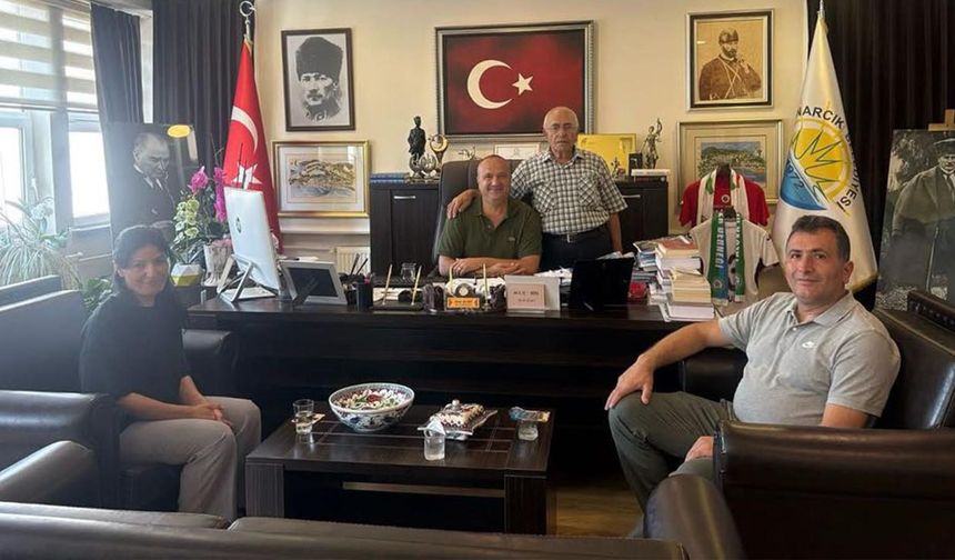 Almanya’dan Gelen Bozkurt Çifti, Başkan Kurt’u Ziyaret Etti