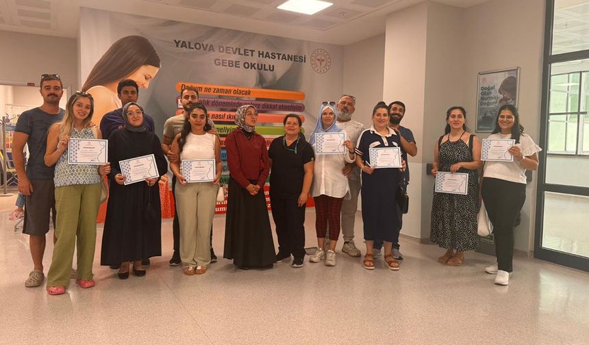 Eşli Gebe Okulu Eğitimi Yoğun İlgi Gördü