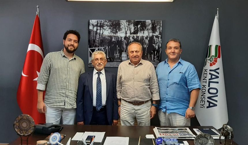 Kent Konseyi Başkanından Dostlarına Ziyaret Teşekkürü
