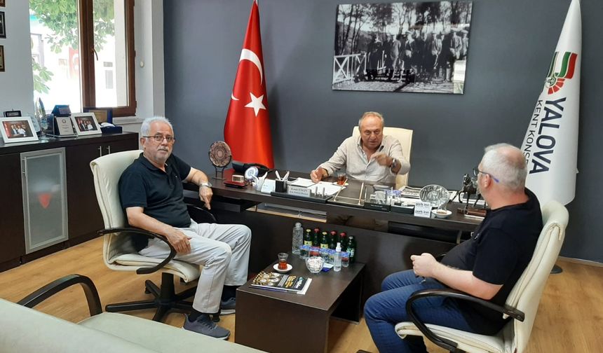 Başkan Engin’e Özel Misafir