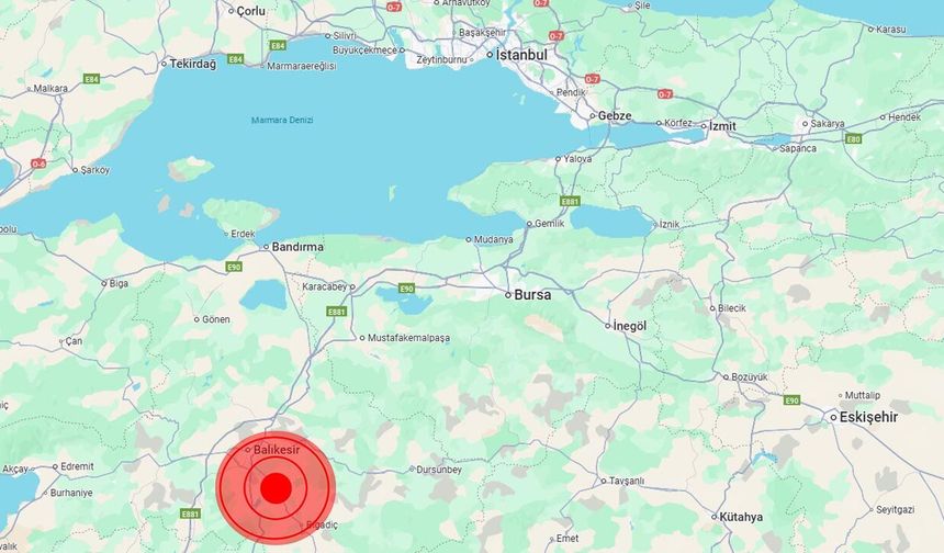 Sındırgı’da Deprem: Yalova’da da Hissedildi