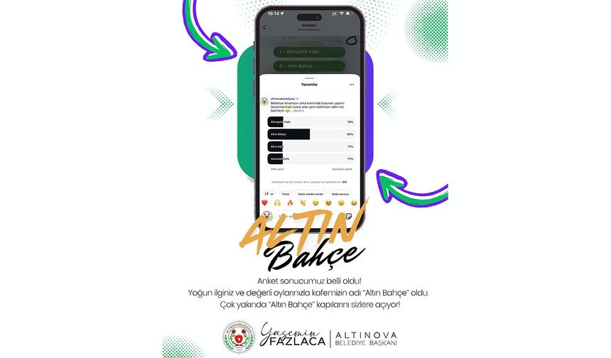 Altınova’ya Altın Bahçe Çok Yakında!