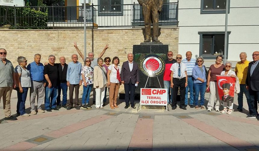 CHP Termal İlçe Örgütü, Kuruluş Yıldönümü İçin Toplandı!