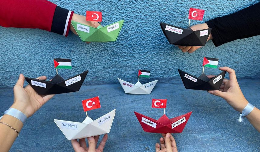 Öğrencilerden Sumud Filosu’na Küçük Filolarla Katkı