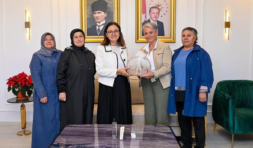 Vali Kaya, Kocadere Kadın Kooperatifini Ağırladı