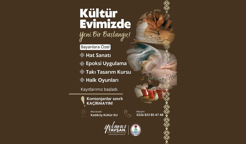 Kültür Evi’nde Kayıtlar Açıldı