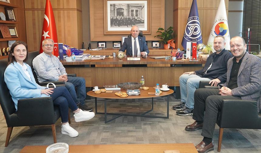 TED Yalova Koleji Kurucularından YTSO’ya Ziyaret