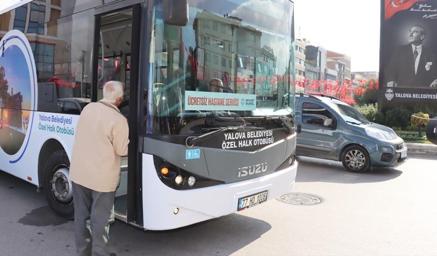 Ücretsiz Hastane Servisiyle Yaklaşık 14 Bin Yolcu Taşındı