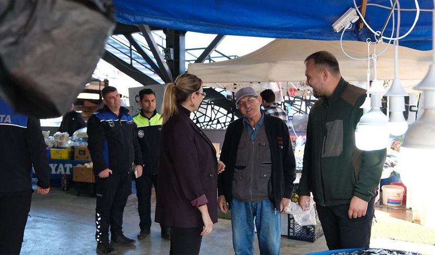 Başkan Fazlaca’dan Pazarcı Esnafına Ziyaret