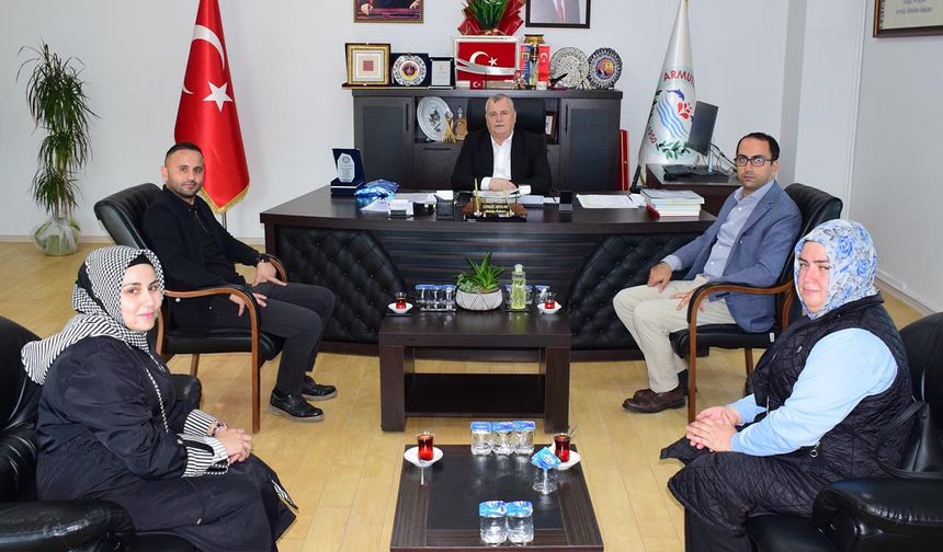 İlçe Milli Eğitim Müdürü’nden Armutlu Belediye Başkanına Ziyaret