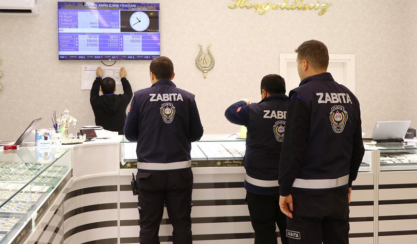 Çiftlikköy’de Zabıtadan Ruhsat Mesaisi