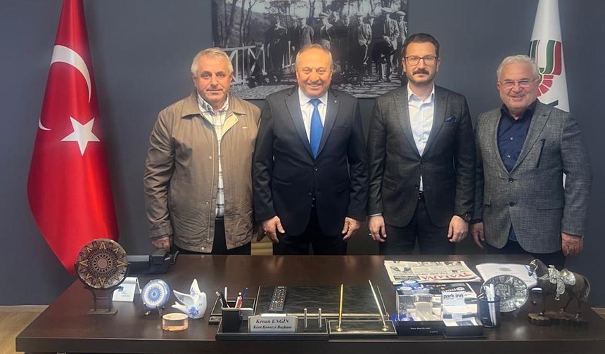 İdare Mahkemesi Başkanı Osman Kaba’dan Başkan Kenan Engin’e Anlamlı Ziyaret