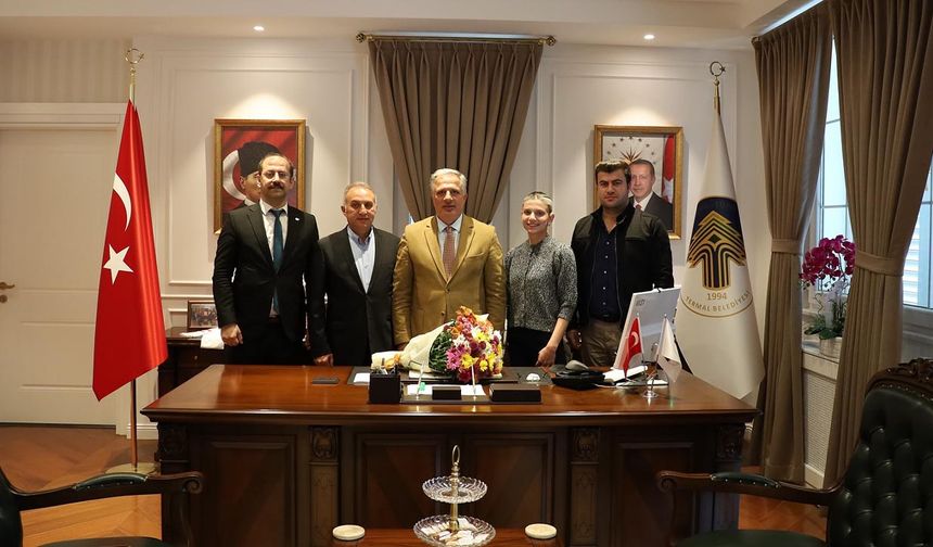 SGK Yalova İl Müdürü Tuşik’ten Termal Belediye Başkanı Acar’a Ziyaret