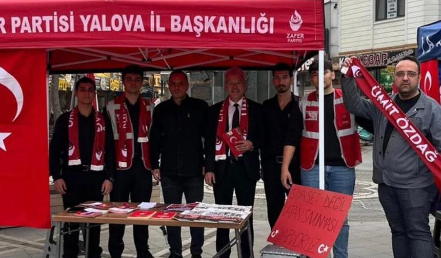 Zafer Partisi Yalova Gençlik Kolları’ndan Üye Çalışması