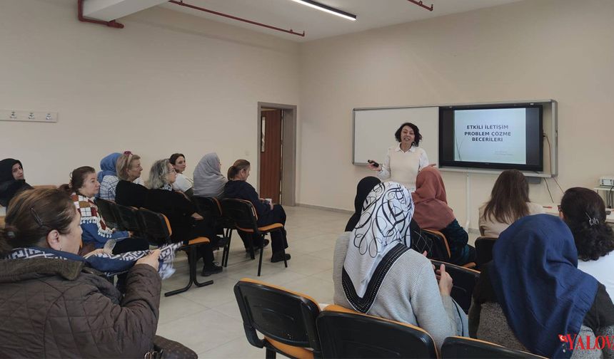 ADEM Kursiyerlerine Aile İçi İletişim Eğitimi Verildi