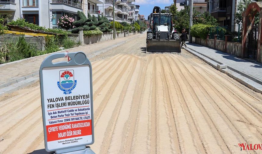 Binlerce Ton Asfalt, On Binlerce Metrekare Yol Çalışması