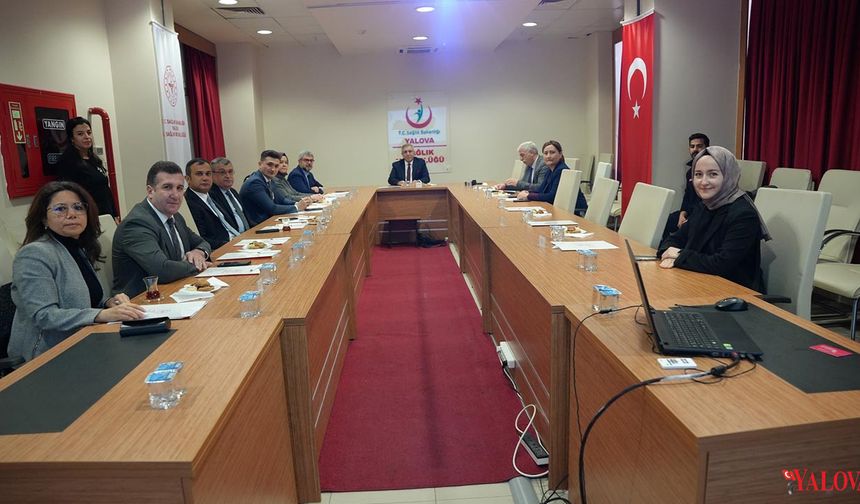 Yalova’da Evde Sağlık Hizmetleri Değerlendirildi