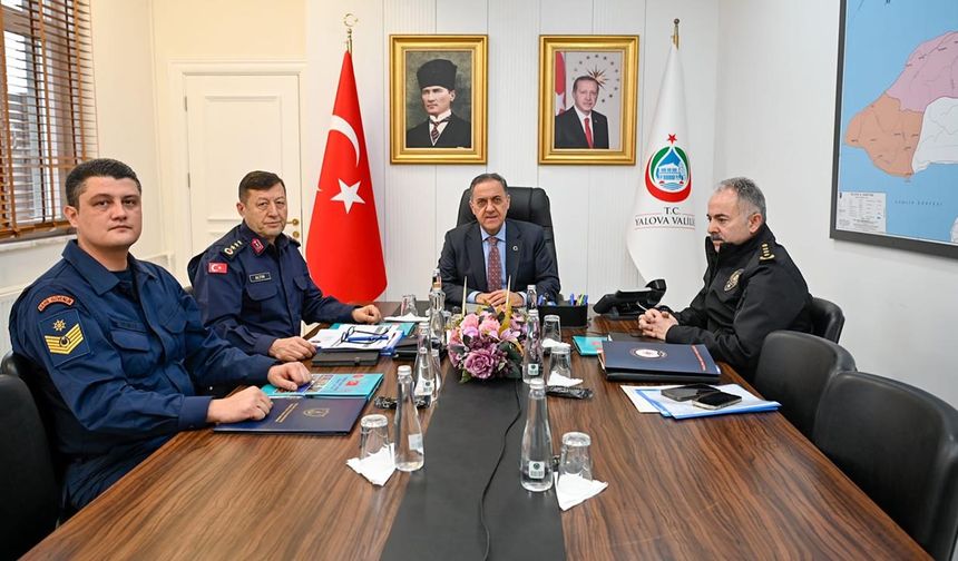 81 İlin Katılımıyla Güvenlik ve Asayiş Toplantısı Yapıldı