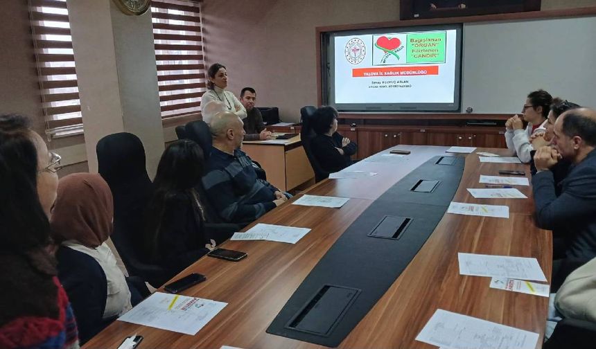 Organ Bağışı Anlatıldı, Kayıtlar Alındı
