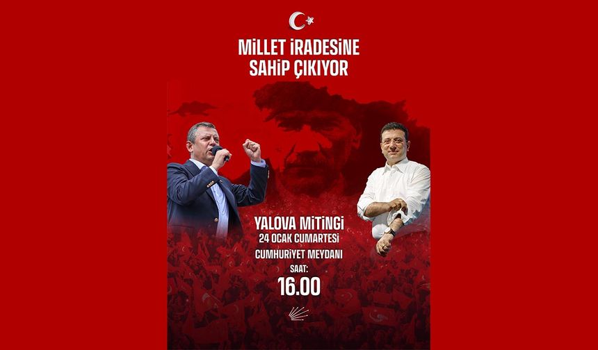 Özgür Özel’in Miting Saati Değişti