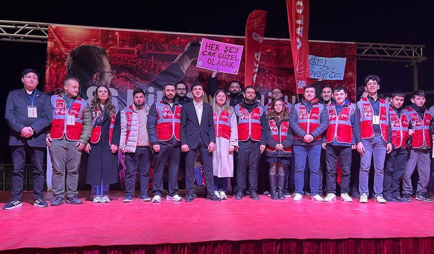 CHP’li Gençler Miting Öncesi Gazipaşa’da Yürüyecek