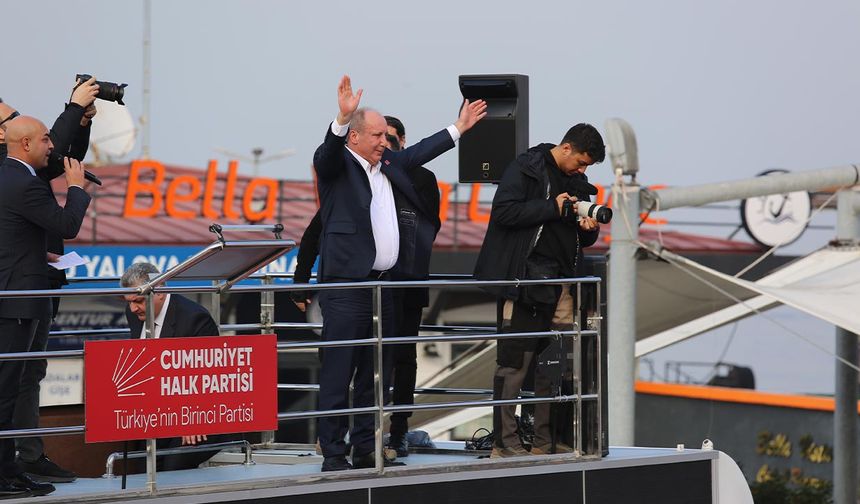 İnce’den CHP Mitinginde İktidara Sert Sözler