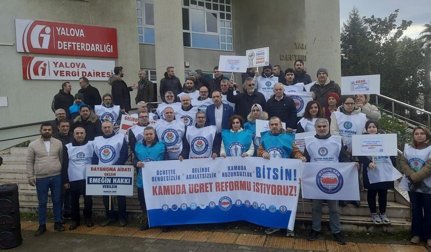 Yalova'da Kamuda Ücret Eşitsizliğine Dikkati Çektiler