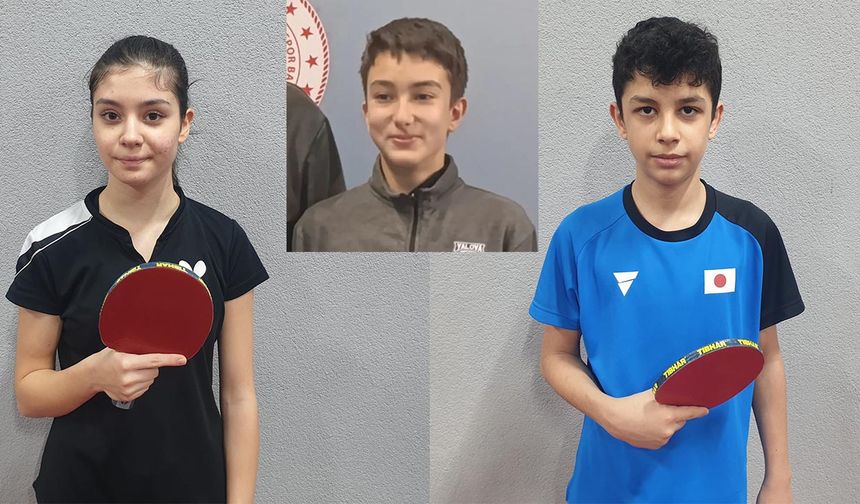 Yıldız Milli Kampına Yalova’dan 3 Raket Katılacak