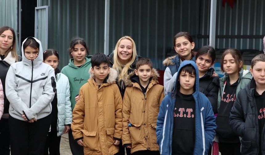 Çiftlikköy Sıfır Atık Tesisi'ne Kaytazdereli Öğrencilerden Ziyaret