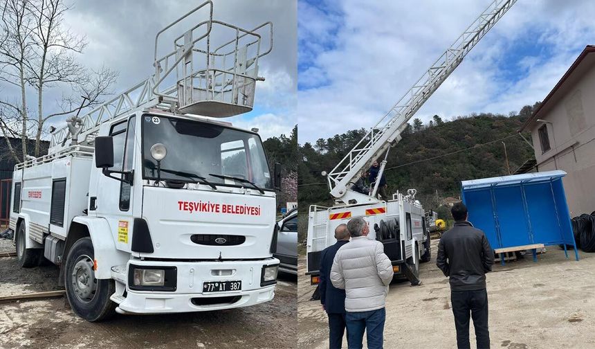 Teşvikiye’nin Yeni Arazözü Göreve Hazır