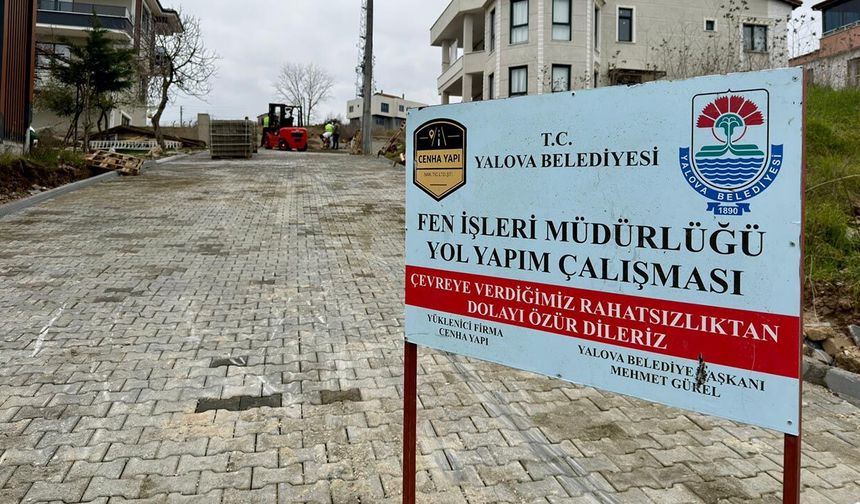 Parke Yol Bakım Onarım Çalışmaları Devam Ediyor