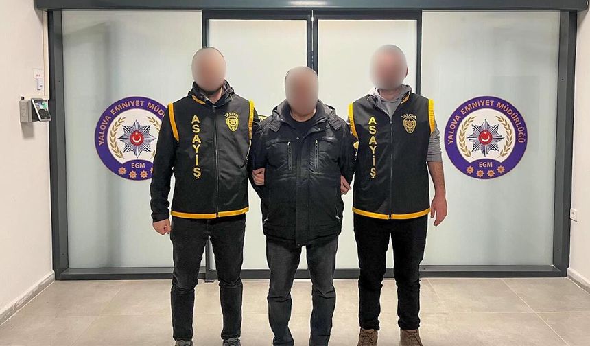 Yalova’da 28 Yıl Hapis Cezası Bulunan Firari Yakalandı