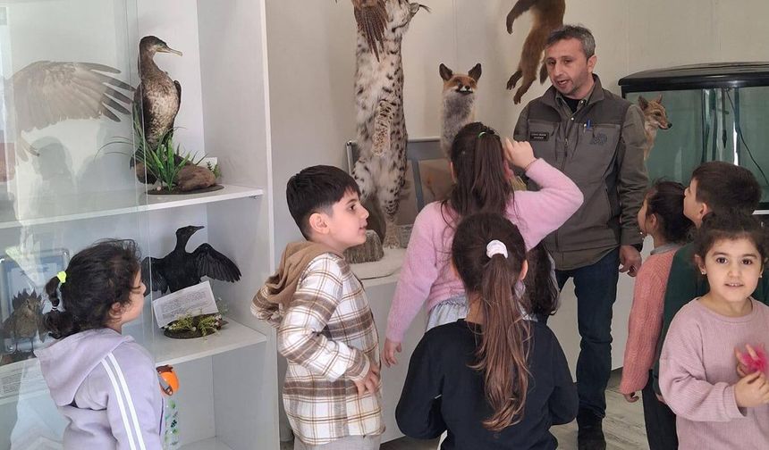 Minik Öğrenciler Doğa Eğitim Merkezi’nde Doğayı Keşfetti