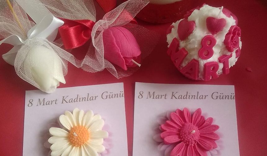 Yalovalı İş İnsanından Kadınlar Günü'ne Özel Mumlar