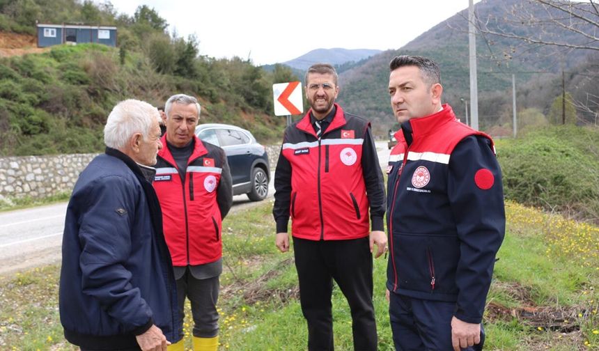 Müdür İlmeç Yağış Sonrası Taşkın Alanlarını İnceledi