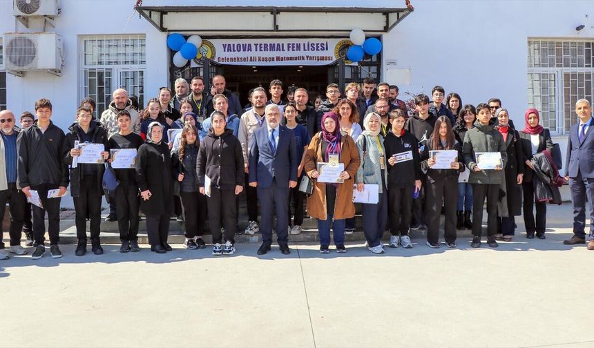 Yalova’da Matematik Yarışması Heyecanı: 29 Okul Kıyasıya Yarıştı