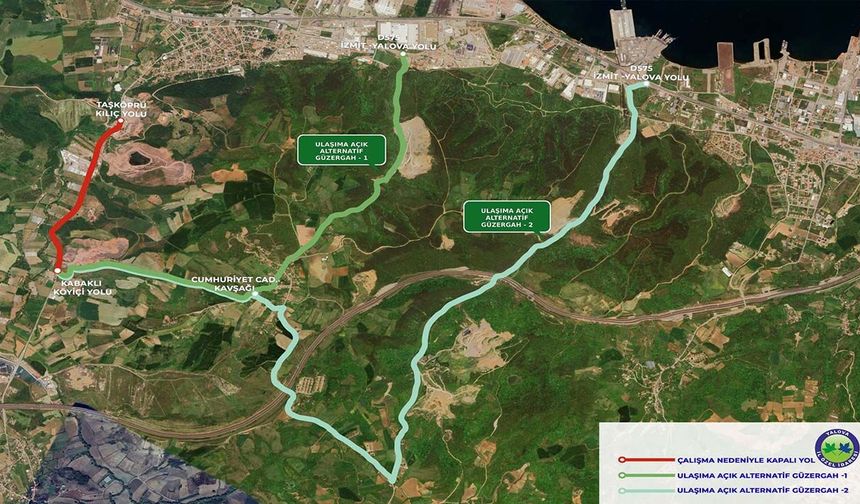 Taşköprü–Kılıç Köyü Yolu 1 Hafta Trafiğe Kapanıyor