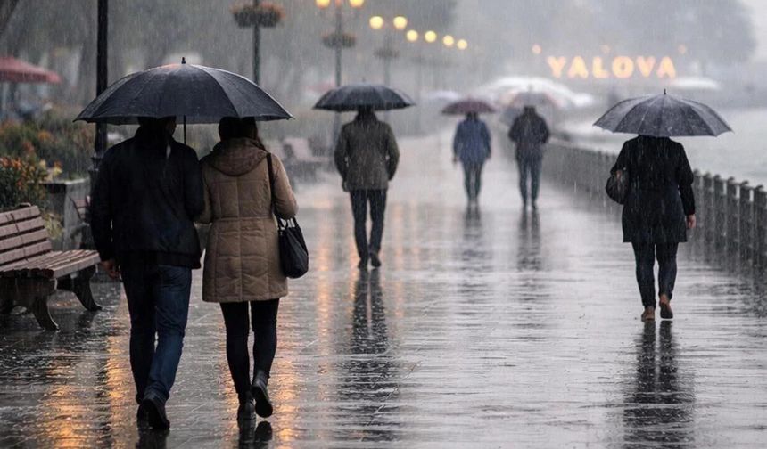 Yalova’da Sağanak Yağış Bekleniyor