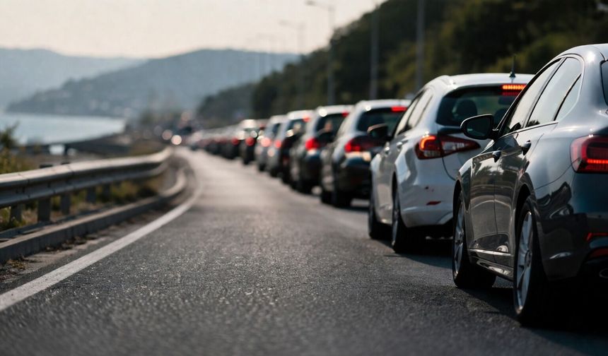 Yalova’da Araç Sayısı 101 Bin Oldu