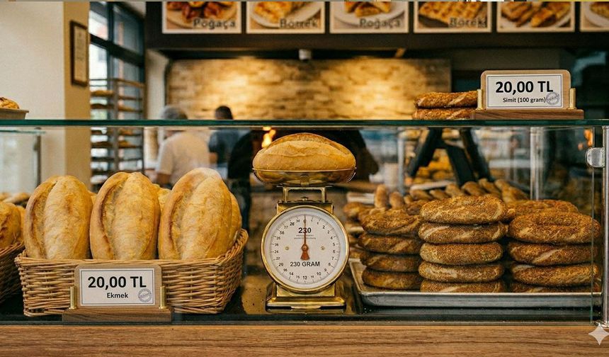 Yalova'da Ekmek ve Simitte Zamlı Tarife