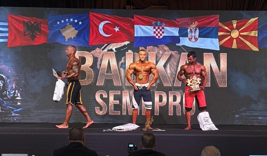 Çiftlikköylü Göktürk Tolunay İleri Türkiye ve Balkan Şampiyonu Oldu